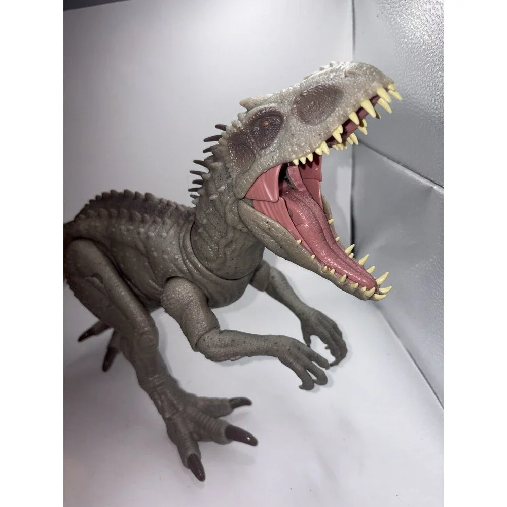Jurassic World Camouflage n Battle Indominus Rex Figure Lights Sound Tested 22